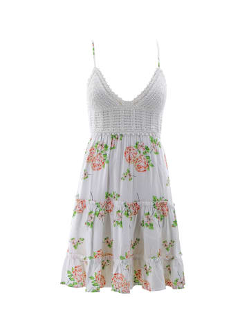 Aiki Keylook Sommerkleid Off Tropic in Weiß
