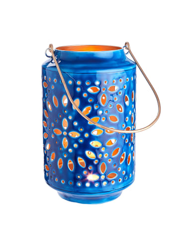 Butlers Laterne BLUE MAROCCO in Dunkelblau