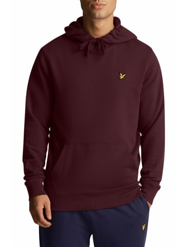 Lyle & Scott Kapuzenpullover in Bordeaux