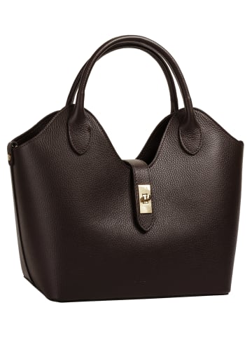 Forty degrees Shopper LANVERRA - M echt Leder in dunkelbraun