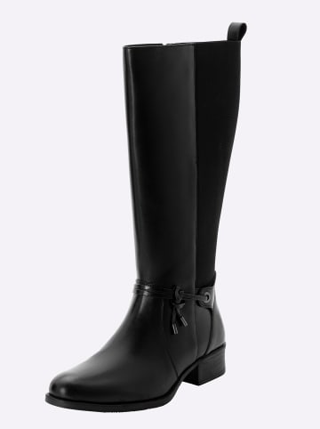 sheego Weitschaftstiefel in schwarz