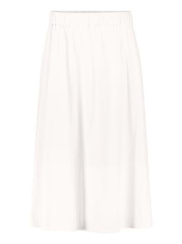 Vera Mont Baumwollrock mit Gummizug in Bright Gardenia