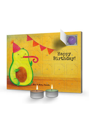 Mr. & Mrs. Panda adventskalender kerzen Avocado Geburtstag Desig... in Weiß