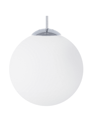 Beliani Pendelleuchten BARROW in Weiß - (W) 27 x (H) 141 x (L) 27 cm
