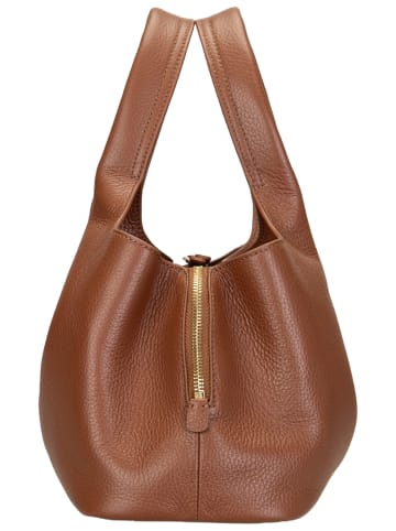 COCCINELLE Handtasche Coccinellenell in Cognac