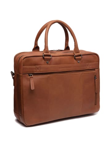 The Chesterfield Brand Wax Pull Up Aktentasche Leder 41 cm Laptopfach cognac