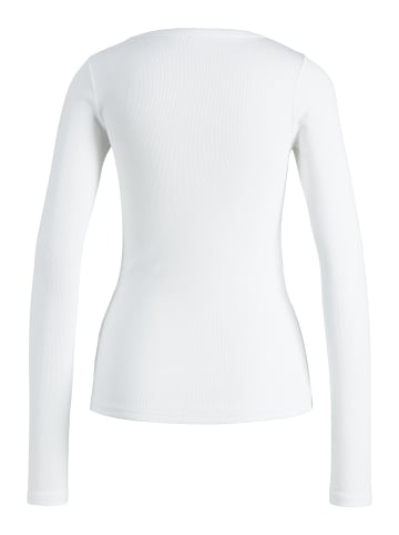 JJXX Langarm-T-Shirt in Bright White