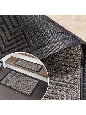 Astra Fußmatte Außen BORDER STAR 2ER SET 2 in Silber