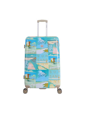 Saxoline Koffer Coastal Beauty in multicoloured