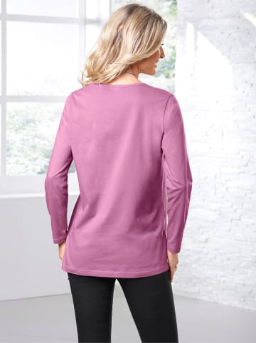 Sieh an! Langarmshirt in rosenholz