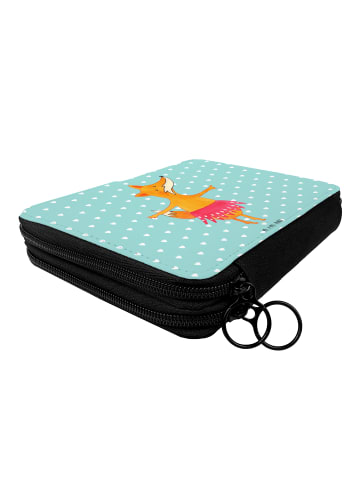 Mr. & Mrs. Panda Federmäppchen Fuchs Ballerina ohne Spruch in Türkis Pastell