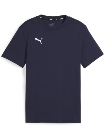 Puma T-Shirt "TeamGoal CasuaLongsleeve Tee Jr" in Blau