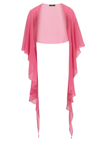 Vera Mont Chiffonstola mit Volant in Rose Pink