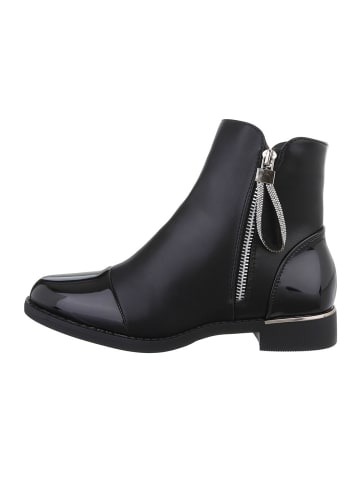 Ital-Design Stiefelette in Schwarz