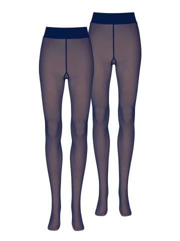 Nur Die  Feinstrumpfhose Warm & Transparent Strapazierfähig in Dunkelblau
