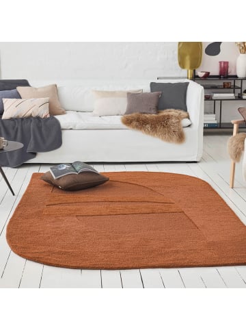 Wecon Home Wollteppich Dodo in lehm braun