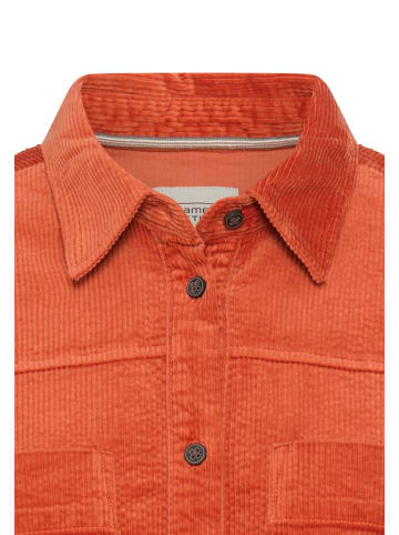 Camel Active Oversize-Bluse mit Hemdkragen in Orange