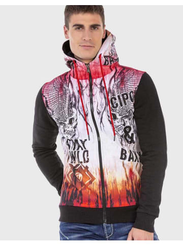 Cipo & Baxx Sweatjacken in BLACK