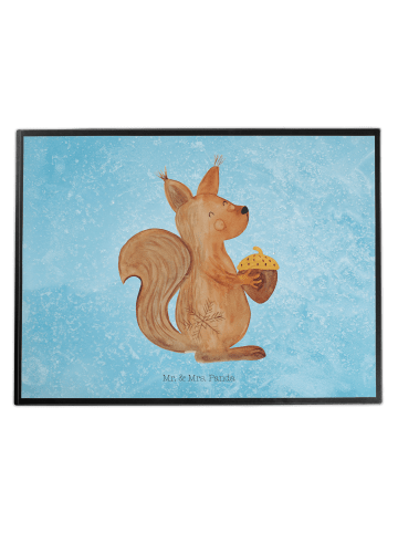 Mr. & Mrs. Panda schreibtischmatte Eichhörnchen Weihnachtszeit o... in Eisblau