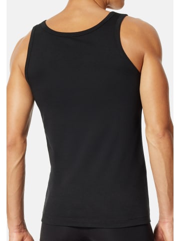 UNCOVER BY SCHIESSER Unterhemd / Tanktop Basic in Schwarz / Weiß