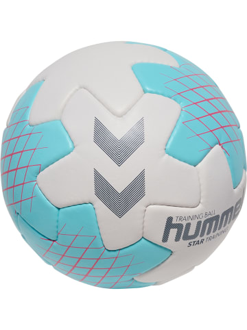 Hummel Handball Hmlstar Erwachsene in OFF WHITE/LIGHT BLUE/RED