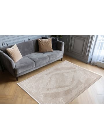 Teppich Boss Kurzflor Teppich Sami 225 Beige - Beige