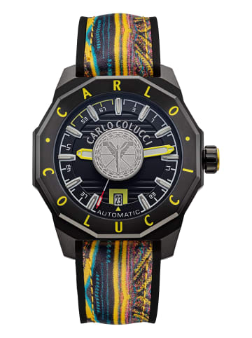 Carlo Colucci Dreizeiger Automatik Donazzolo in Mehrfarbig