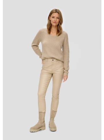 s.Oliver Jeans-Hose lang in Beige