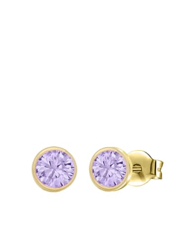 Lucardi 375 Gold Ohrringe Rund