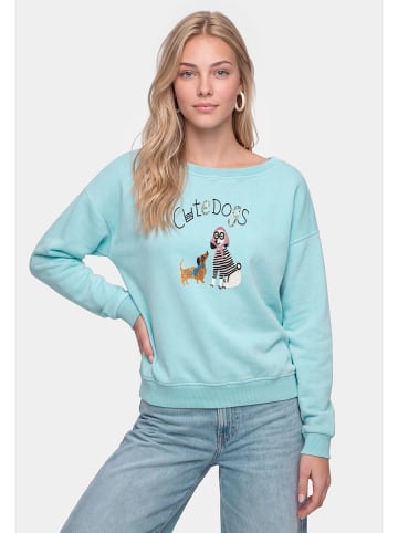 myMo Women Sweatshirt in Aqua
