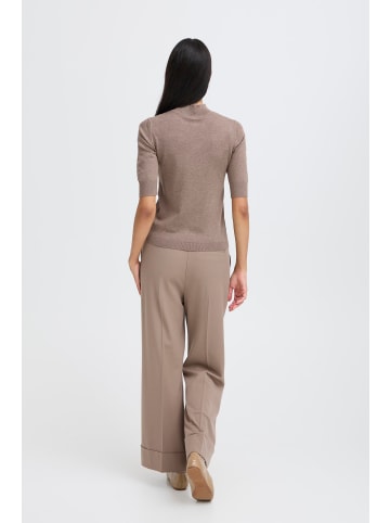 b. young Strickpullover BYMMORLA Slim fit in Walnut Melange