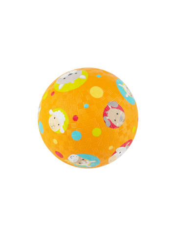 Sigikid Kautschukball Konfetti Farm, 12cm in orange