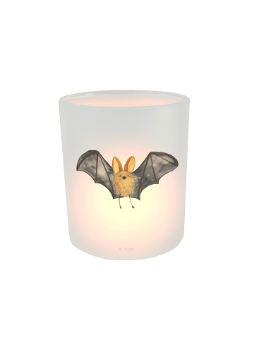 Mr. & Mrs. Panda Terrasse Windlicht Fledermaus Flügel ohne Spruch in Transparent