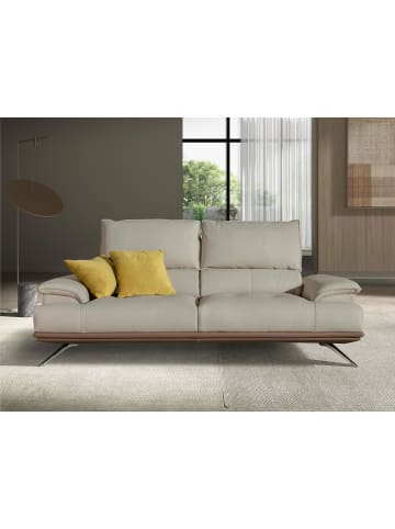 Angel Cerdá Sofa 6247 in Taupe Grau / Dunkler Stahl