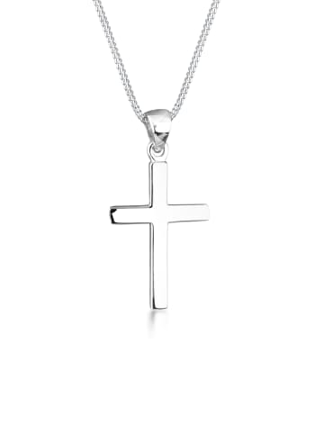 Elli Halskette 925 Sterling Silber Kreuz in Silber