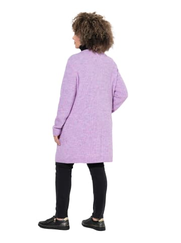 Ulla Popken Strickjacke in helle pflaume