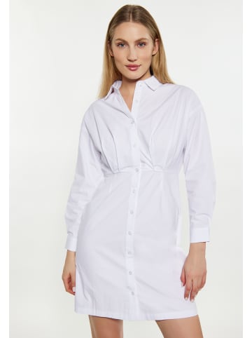 DreiMaster Klassik Damen Kleid in Weiss