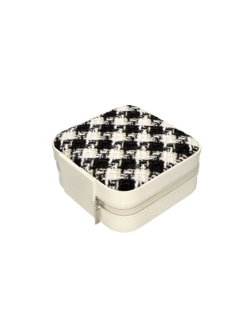NAEMI Women Jewelry Box in Black White