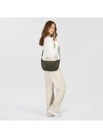 LIEBESKIND BERLIN Paris Umhängetasche Leder 34 cm in cypress green