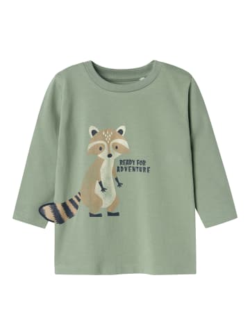 name it Jungen Longsleeve "Fox" in Grün