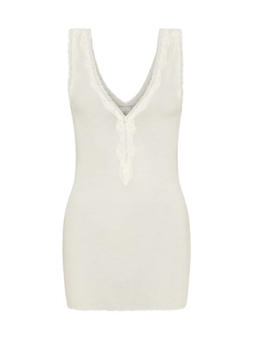 Seamless Basic Top Woollen in Off-White