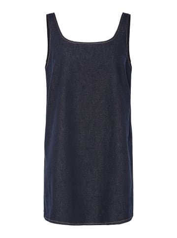 Pieces Spencer-Kleid in Dark Blue Denim