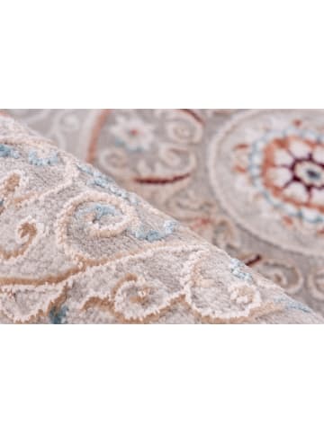 Kayoom Vintage Teppich Akropolis 525 in grau - lachsrosa - rechteckig