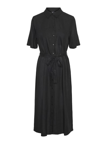 Pieces Blusenkleid in Black