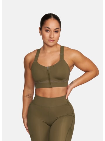 Golds Gym Sport BH GEENA in dark olive