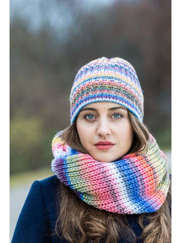 Eisglut Strickmütze in rosa