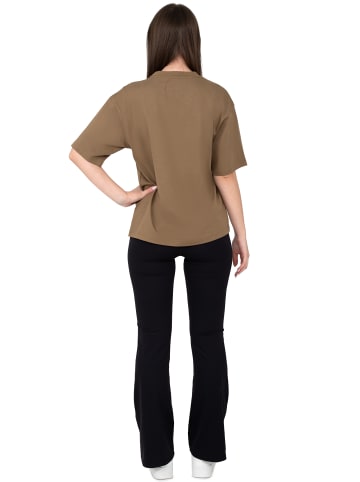 Reichstadt Reichstadt Regular Fit T-Shirt Shoulder Drop 25RSW071 Khaki S
