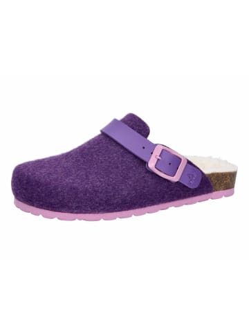 Lico Clog "Clog Kids Warm" in Lila