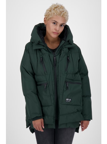 alife and kickin Winterjacke, Anorak, Outdoorjacke, Steppjacke, Steppmantel, Langjacke, Wintermantel RachelAK A in dark forest