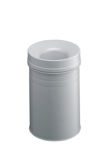 Durable Papierkorb Safe+ rund 15l grau